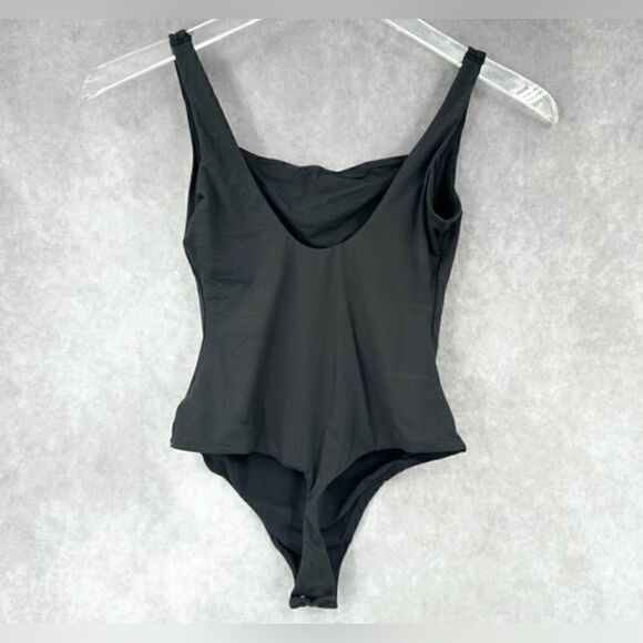 Skims NWT Fits Everybody SQUARE NECK BODYSUIT in Onyx Size 2X - Picture 7 of 10